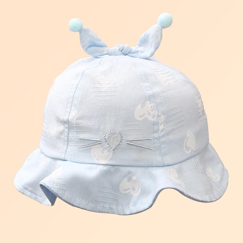 Baby Sun Hat Heart Print Baby Boy/Girl Hat Outdoor Kids Bucket Hat Children Hat Baby Beach Caps Beanie For Girls Stevvex