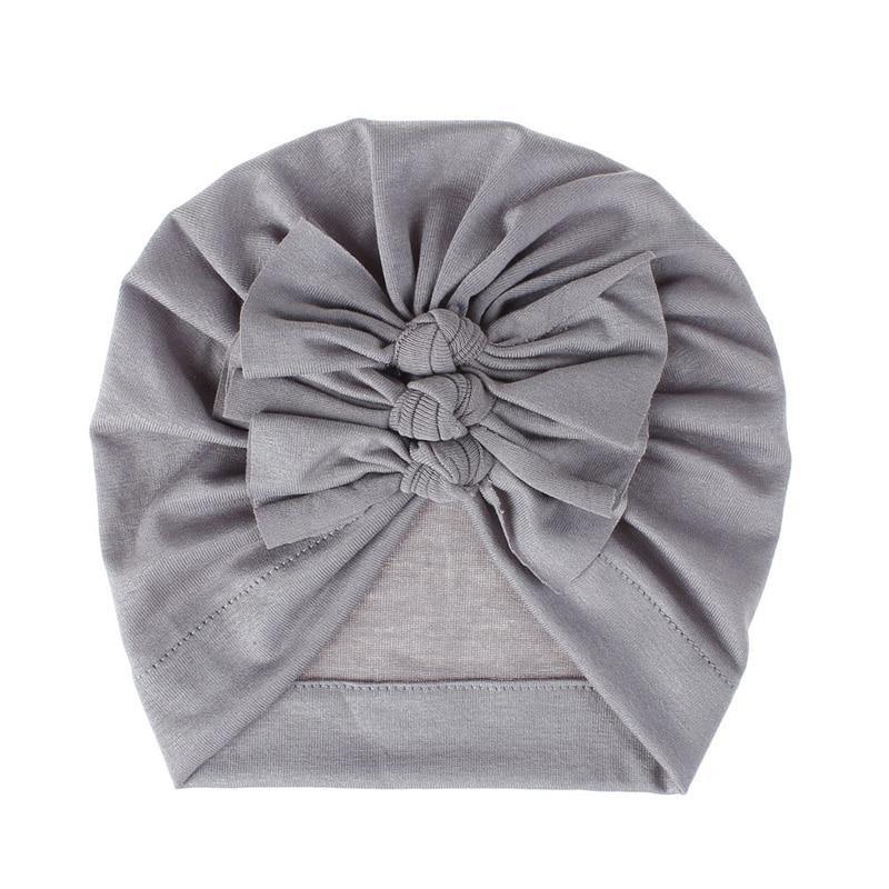 Modern Turban Baby Girls Bow Turban Hats Cotton Kids Beanie Children Hats Accessories For Girls Baby Stevvex