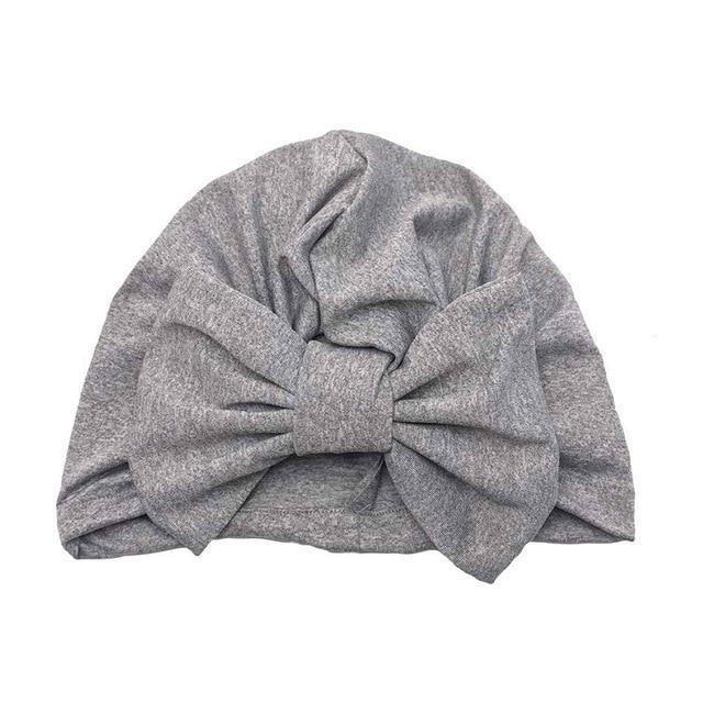 Luxury Modern Baby Headband Hat Bowknot Print Cotton Stretchy Turban Headband Infant Head Wrap Beanie Hat  For Babies and Kids Stevvex