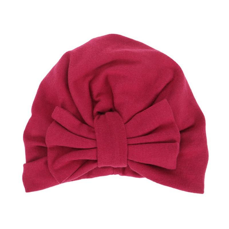 Modern Trend Stylish Baby Hat for Girls Big Bow Turban Baby Cap Accessories In Great Design Stevvex