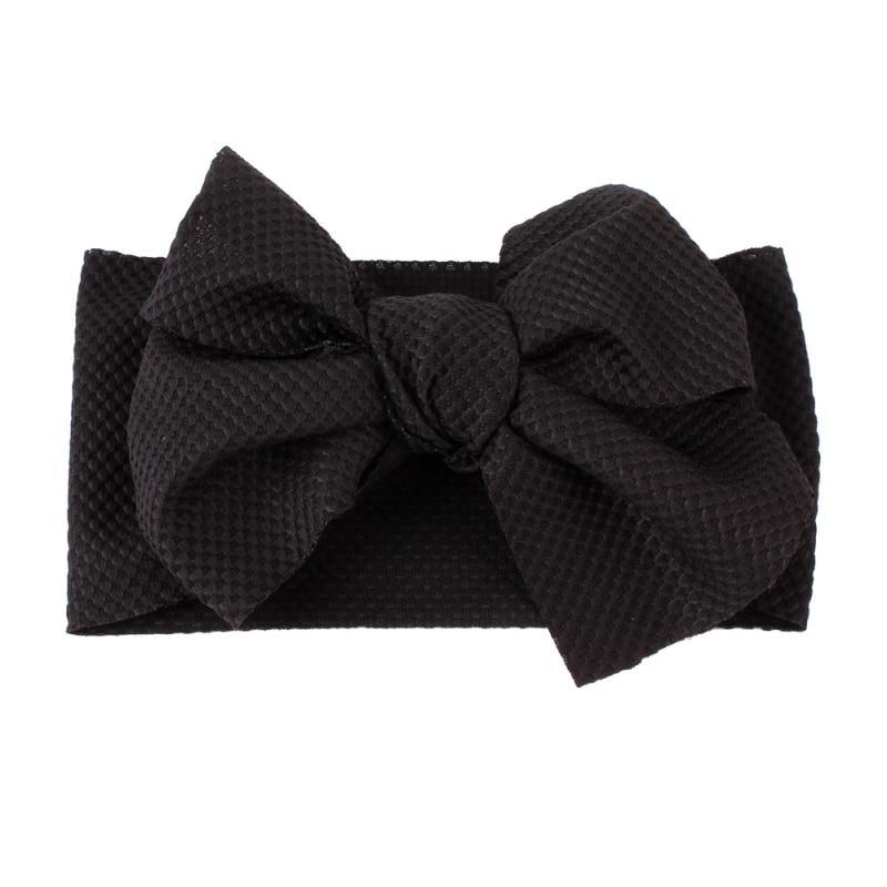 Elastic Candy Solid Color Head Wrap Newborn Head bands Bowknot Bows for Baby Girl Hair Accessories Stevvex