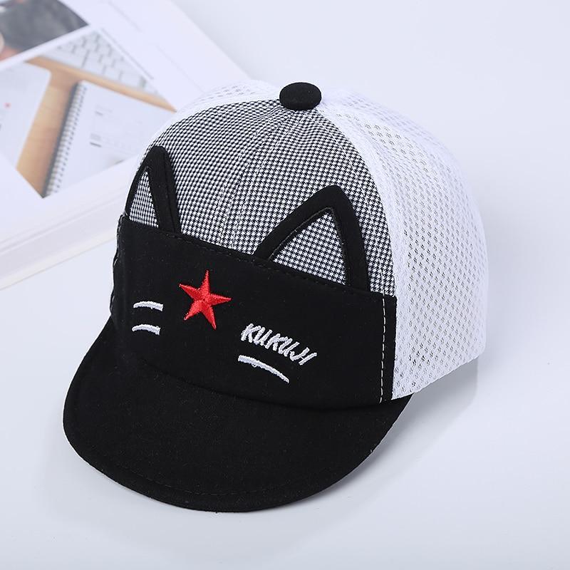 Luxury Summer Newborn Baby Sun Hat Cotton Beret Hat Cartoon Striped Bear Snapback Baseball Cap Baby Hats For girls and Boys Kids Stevvex