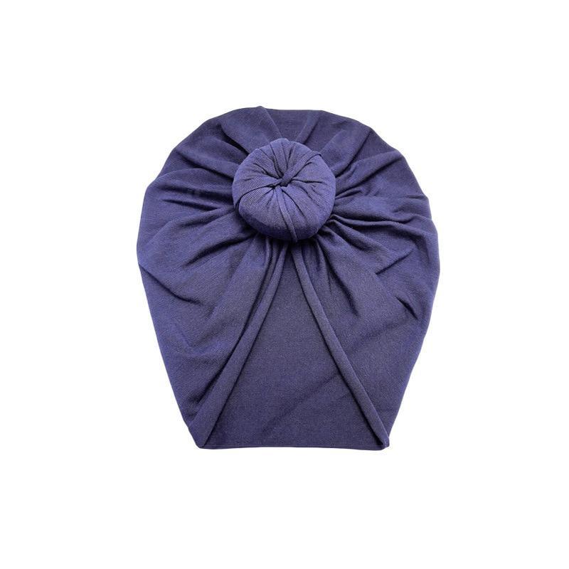 Infant Baby Headbands Solid Cotton Knot Turban Headband For Girls  Beanie Hat Headwear For Girls Stevvex