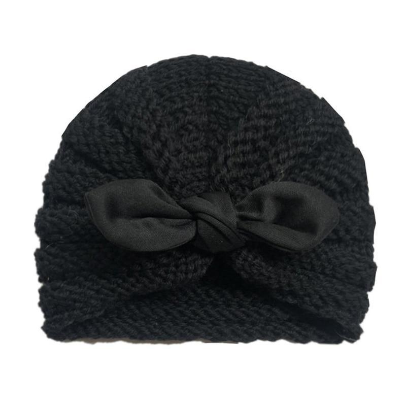 Handmade Knitted Winter Baby Hat for Girls Candy Color Enfant Baby Beanie Turban Hats Newborn Baby Cap Stevvex
