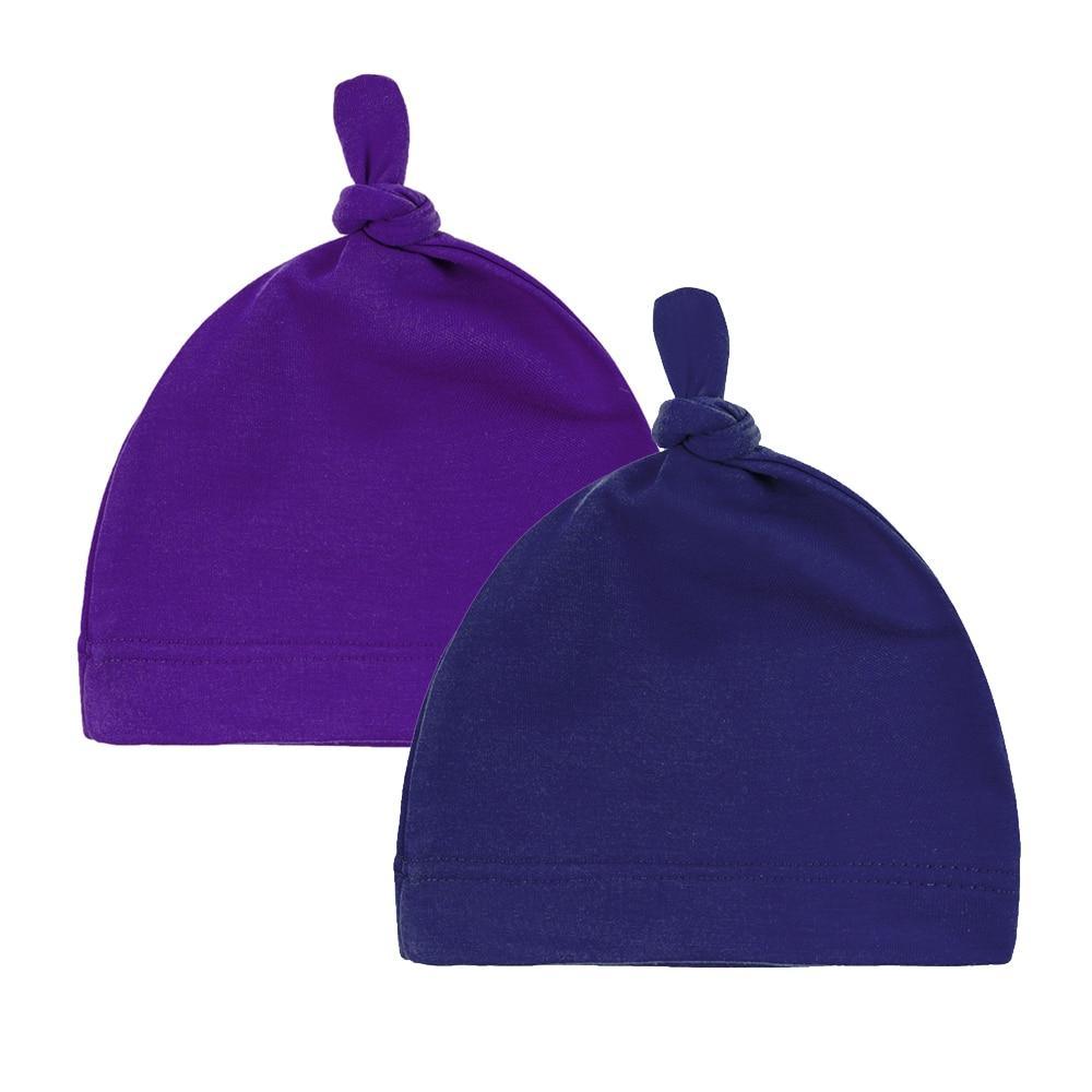Baby Set 2PCS Caps Hat Spring Autumn 100% Cotton Newborns Children Baby Caps Baby Hats For Girls and Boys Caps for Sleeping Stevvex