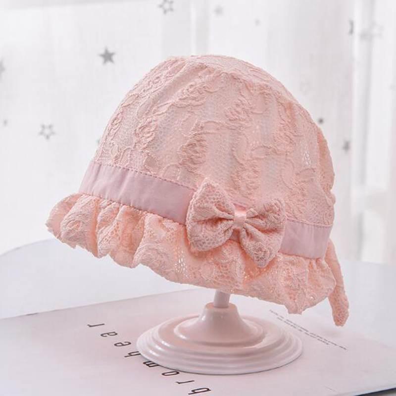 Retro Vintage Newborn Baby Cotton Baby Girl Hat Cap Princess Infant Toddler Baby Bonnet Girls Summer Sun Hat For Girls Stevvex