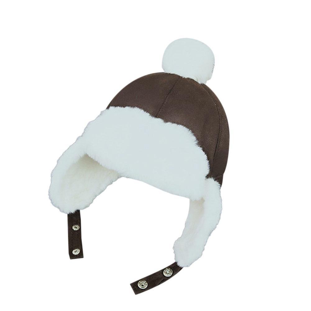Modern Retro Baby Boys and Girls Hat Kids Children Ear Flap Muff Winter Warm Plush Cotton Cap Beanie Gifts Hat For Kids Stevvex