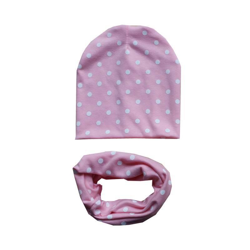 Modern Baby Boys & Girls Hat Scarf Set Beanie Boys Caps with Scarf for Kids In elegant Modern Design Stevvex