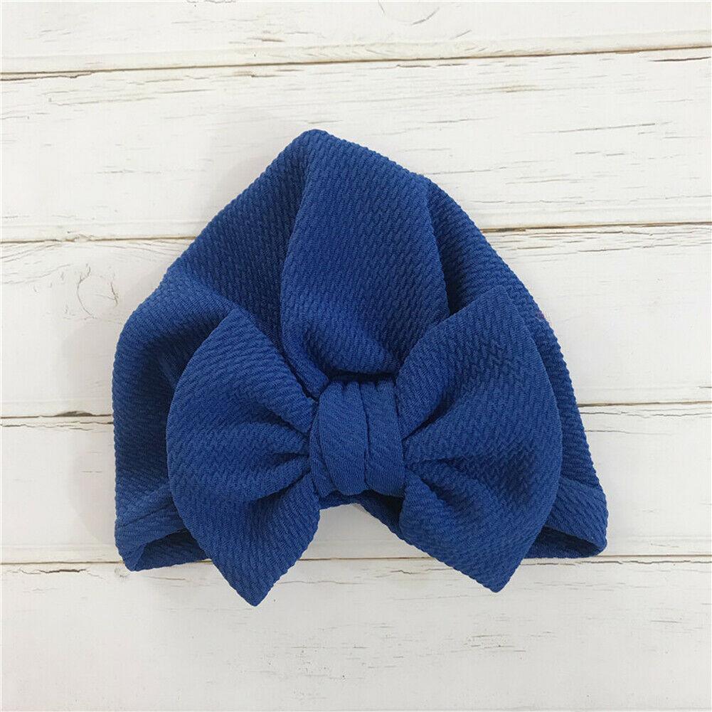 Elegant Winter Autumn Baby Girls Hat Big Bow Cotton Wool Knitted Thick Warm Baby Hat For Girls Stevvex