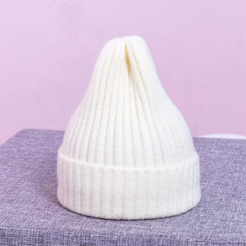 Winter Warm Baby Hat Fur Pompom Knitted Baby Hat Cap Infant Toddler Kids Hat Beanie In Modern Designer Style Stevvex