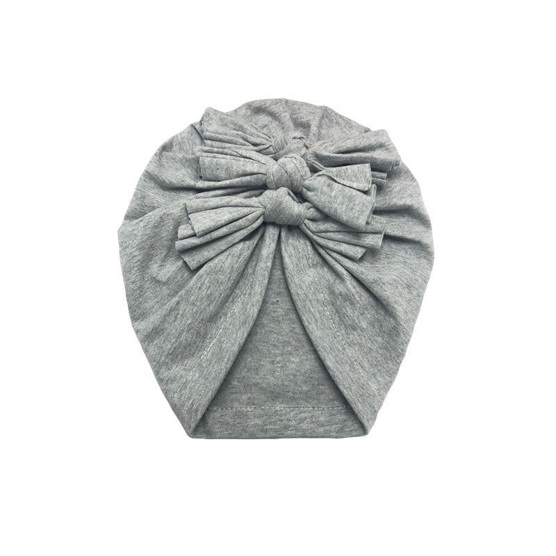 Luxury Modern Baby Headband Hat Bowknot Print Cotton Stretchy Turban Headband Infant Head Wrap Beanie Hat  For Babies and Kids Stevvex