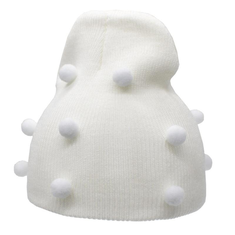 Baby Winter Autumn Warm Knit Hat For Girls Boys Solid Color For Baby and Kids Stevvex