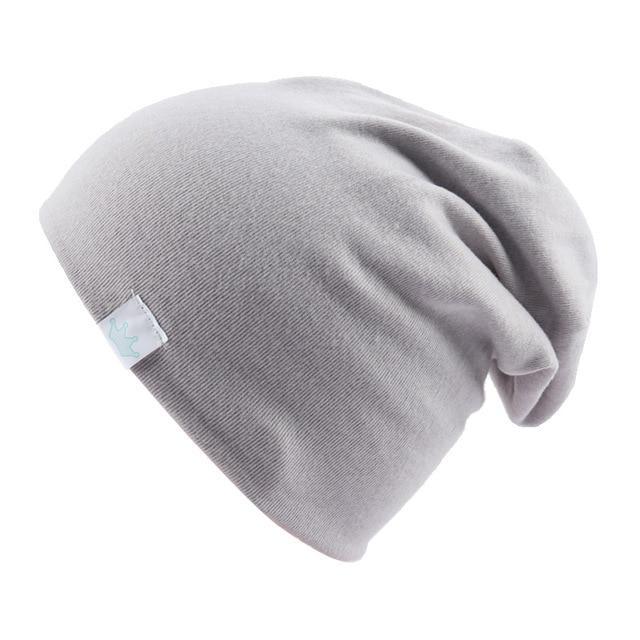 Cute Solid Knitted Cotton Hats Cap for Newborn Baby Autumn Winter Warm Style Caps for Boys Stevvex