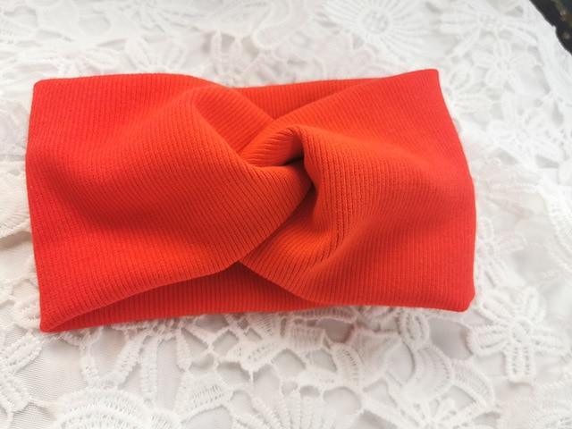 New Autumn Winter Baby Hat Soft Elastic Cotton Newborn Baby Girl Hat Kids Cap Bow In Modern Turban Design Stevvex