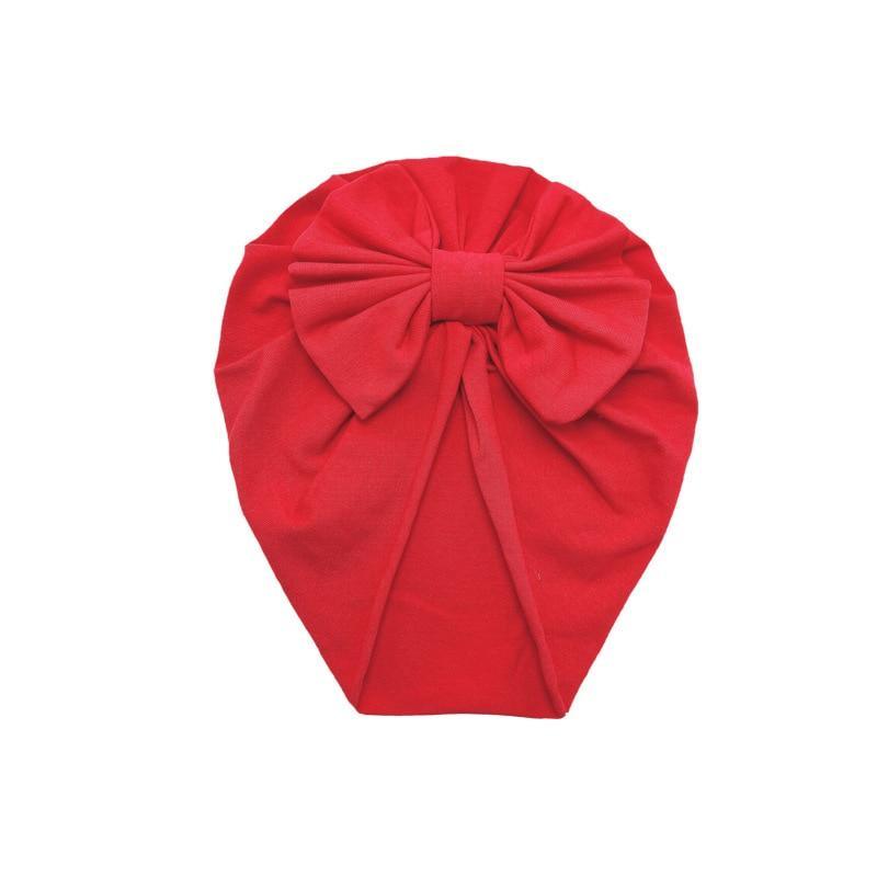 Luxury Modern Baby Headband Hat Bowknot Print Cotton Stretchy Turban Headband Infant Head Wrap Beanie Hat  For Babies and Kids Stevvex