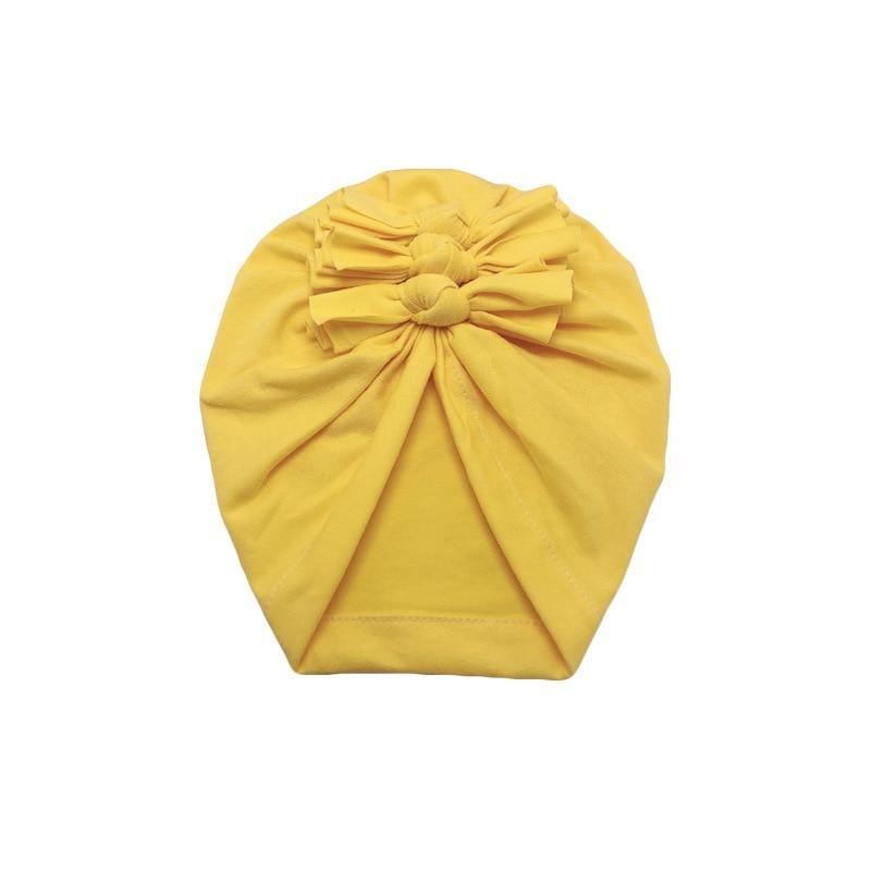 Luxury Modern Baby Headband Hat Bowknot Print Cotton Stretchy Turban Headband Infant Head Wrap Beanie Hat  For Babies and Kids Stevvex