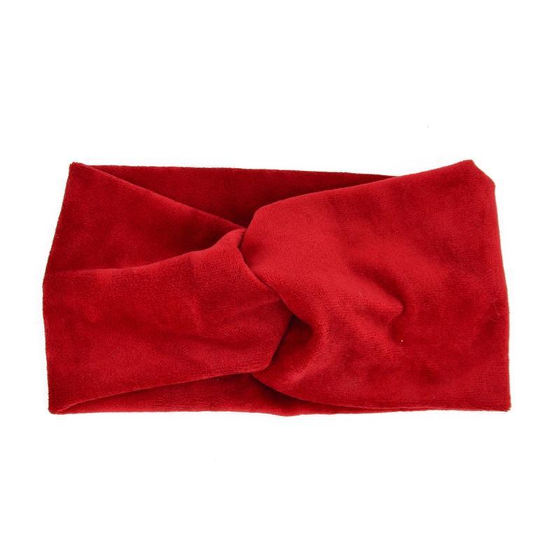 Handmade Modern Baby Headband Soft Elastic Cotton Baby Hat Solid Color Kids Cap Bonnet Knit Girls Hats Hairband Baby Accessories For Mother & Daughter Stevvex