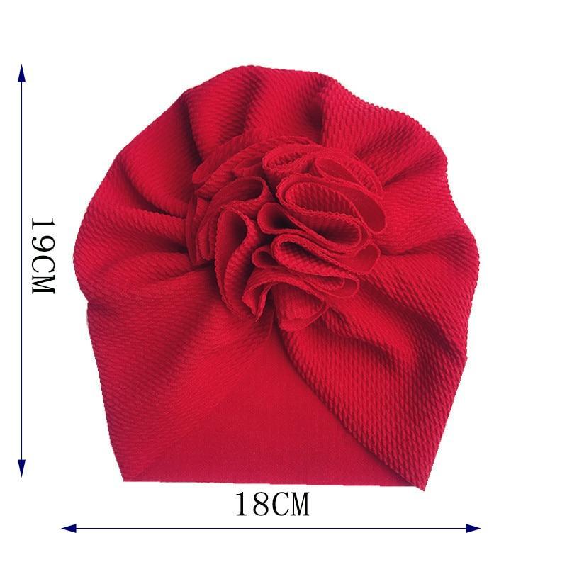 Elegant Flower Baby Hat Toddler Turban Head wraps Kids Bonnet Hat Newborn Baby Hat For Baby Girls Stevvex