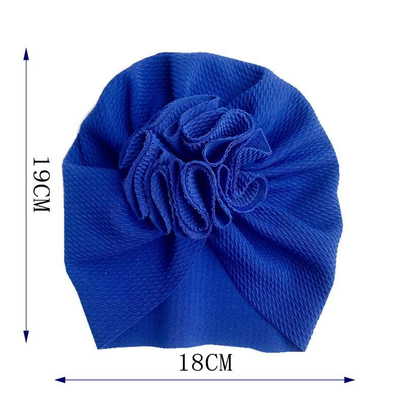 Elegant Flower Baby Hat Toddler Turban Head wraps Kids Bonnet Hat Newborn Baby Hat For Baby Girls Stevvex