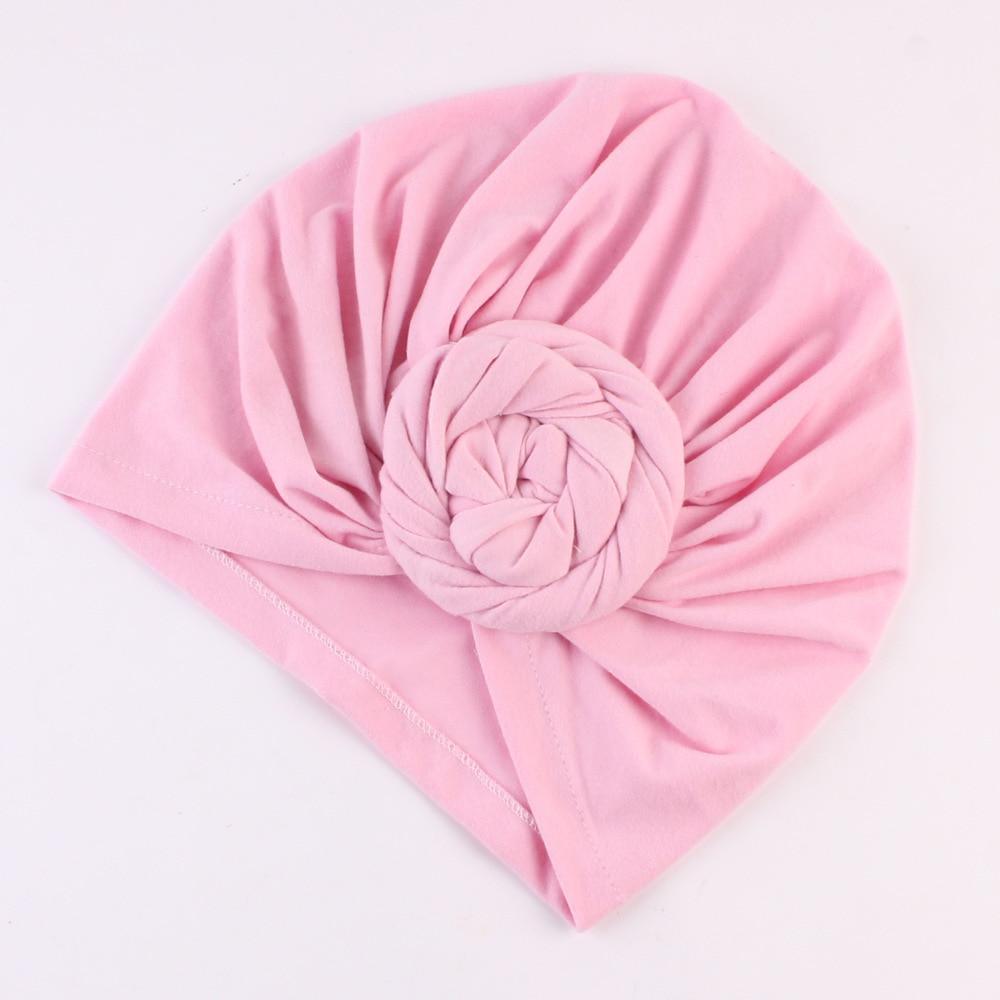 Modern Cotton Hat Handmade Baby Girls Turban Hats Twist Knot Women Caps For Mom And Daughter In Elegant Design Stevvex