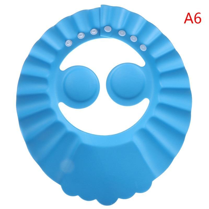 Shampoo Cap Sheild Durable Baby Bath Visor Hat Adjustable Baby Shower Protect Eye Water-proof For Kids Stevvex