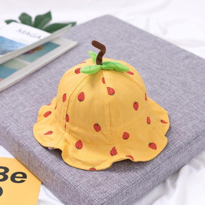 Baby Sun Hat Heart Print Baby Boy/Girl Hat Outdoor Kids Bucket Hat Children Hat Baby Beach Caps Beanie For Girls Stevvex