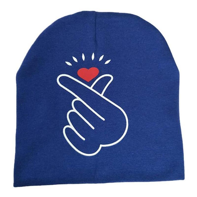 Modern Baby Hat Cute Ear Cotton Girls Cap Scarf Infant Hats Finger love Kids Boys Knitted Cap Winter hat I love mama/pap  Cap Stevvex
