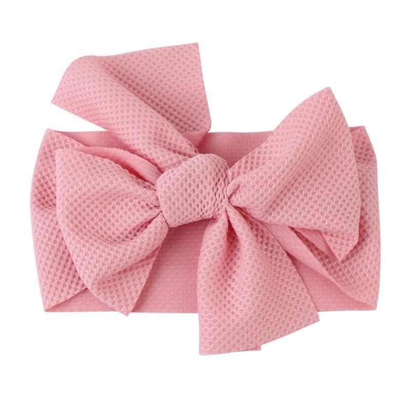 Elastic Candy Solid Color Head Wrap Newborn Head bands Bowknot Bows for Baby Girl Hair Accessories Stevvex