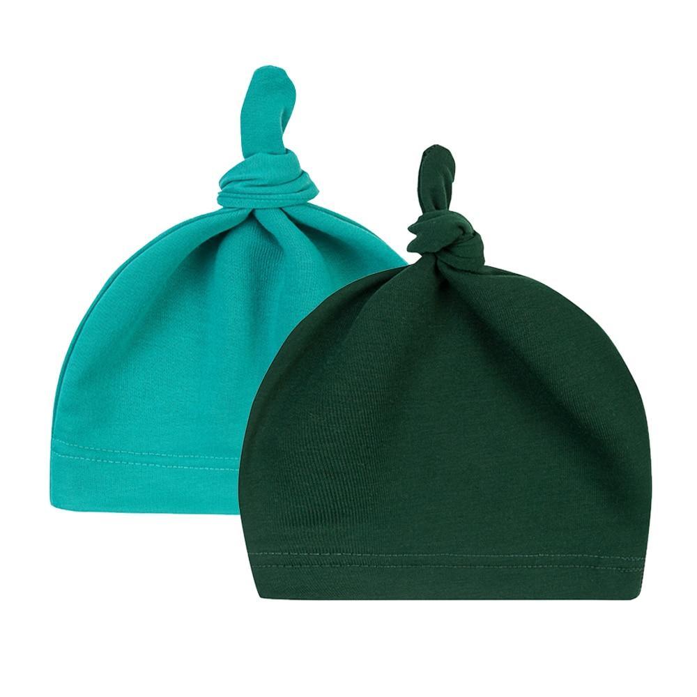 Baby Set 2PCS Caps Hat Spring Autumn 100% Cotton Newborns Children Baby Caps Baby Hats For Girls and Boys Caps for Sleeping Stevvex