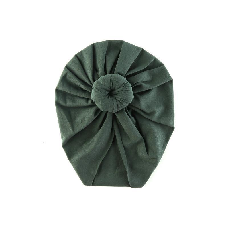 Infant Baby Headbands Solid Cotton Knot Turban Headband For Girls  Beanie Hat Headwear For Girls Stevvex