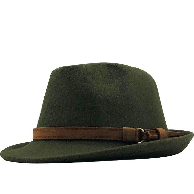 New Casual Women Men Fedora Hat For Winter Autumn Women's  Vintage Hat With Belt Buckle For Men Home Party Daily Clothing Accessories Elegant Men Hat Stevvex