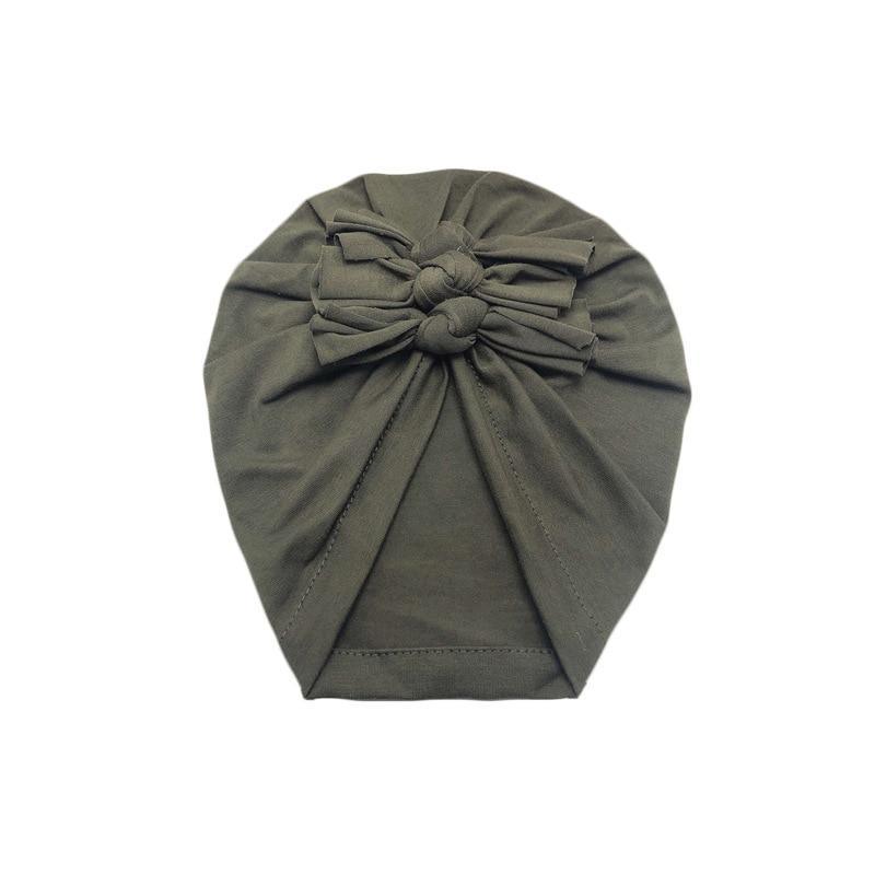 Luxury Modern Baby Headband Hat Bowknot Print Cotton Stretchy Turban Headband Infant Head Wrap Beanie Hat  For Babies and Kids Stevvex