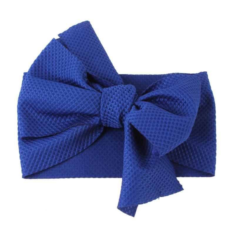 Elastic Candy Solid Color Head Wrap Newborn Head bands Bowknot Bows for Baby Girl Hair Accessories Stevvex