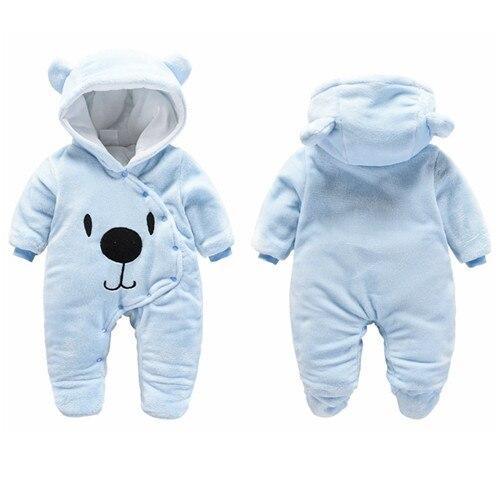 Newborn Winter Hoodie Baby Rompers Outwear Infant Baby Jumpsuit 3M -12M For Girls and Boys Winter Romper Stevvex