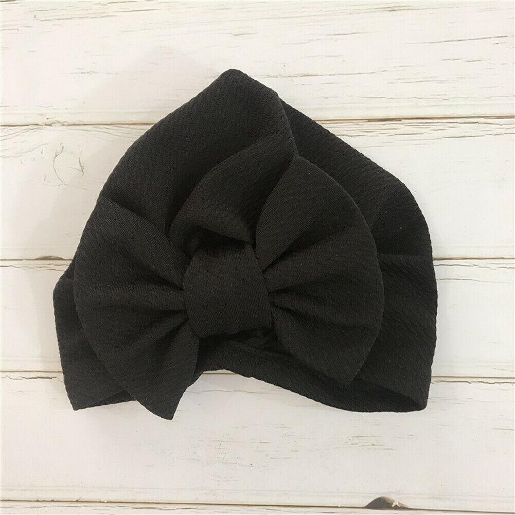 Elegant Winter Autumn Baby Girls Hat Big Bow Cotton Wool Knitted Thick Warm Baby Hat For Girls Stevvex