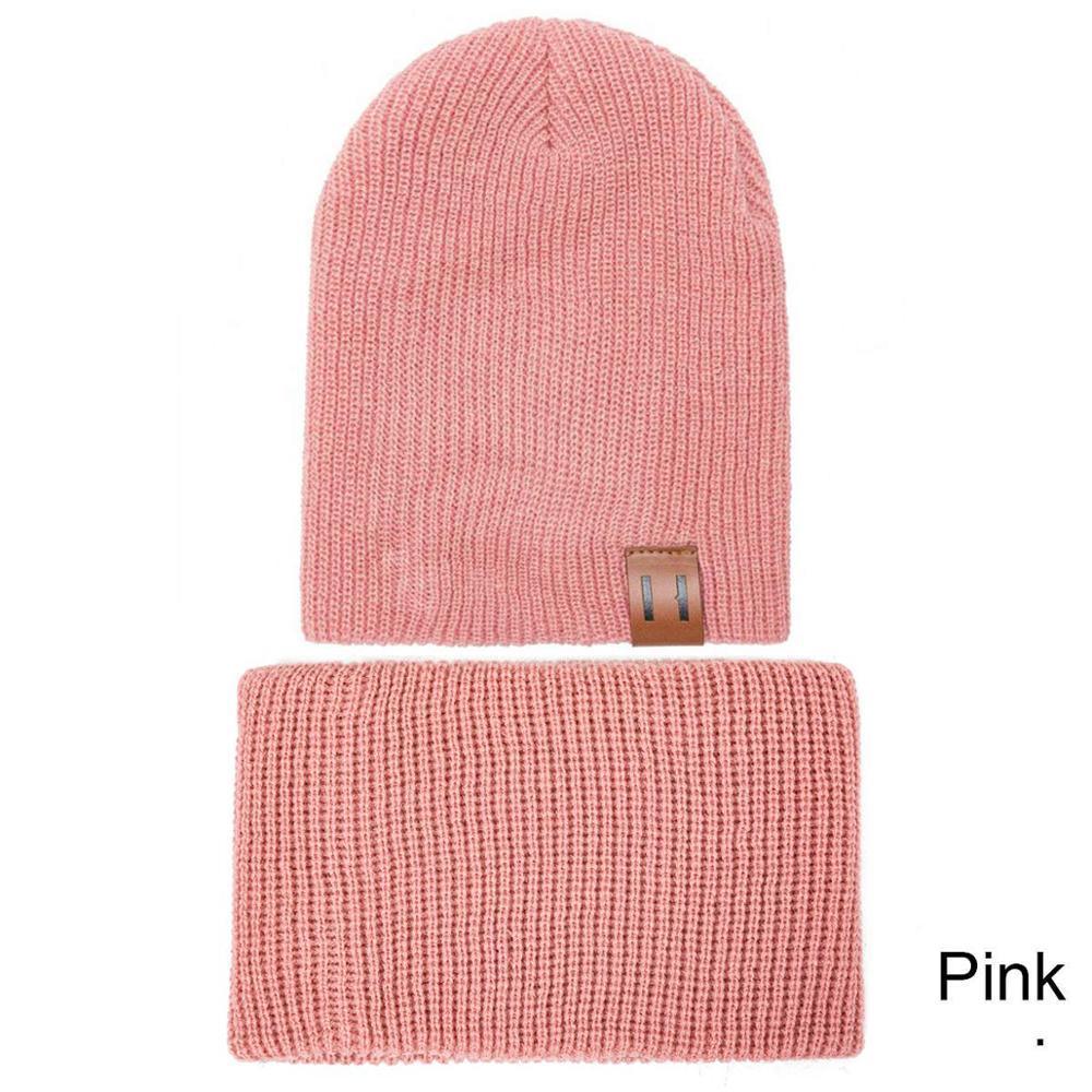 Modern Baby Set Hat Cap and Scrif And Snood  Warm Hat Scarf Caps Scarves Knit Hats For Kids Stevvex