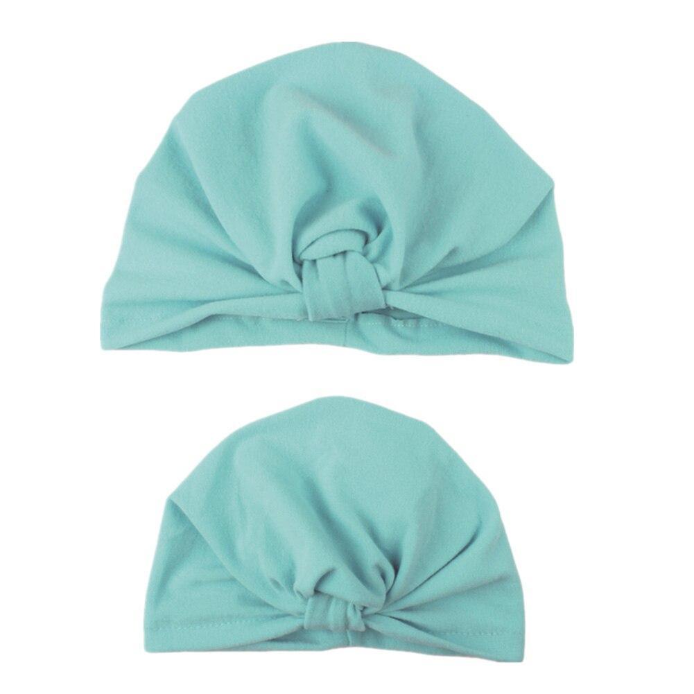 Modern popular Mother and Daughter Turban Headband Set Girls Headwear Mother and Baby Turban Headbands Set Lovely Knot Beanie Baby Hair Accessories Stevvex