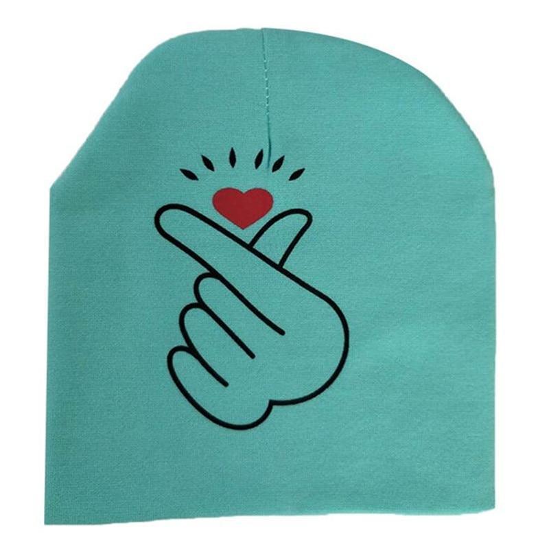 Modern Baby Hat Cute Ear Cotton Girls Cap Scarf Infant Hats Finger love Kids Boys Knitted Cap Winter hat I love mama/pap  Cap Stevvex