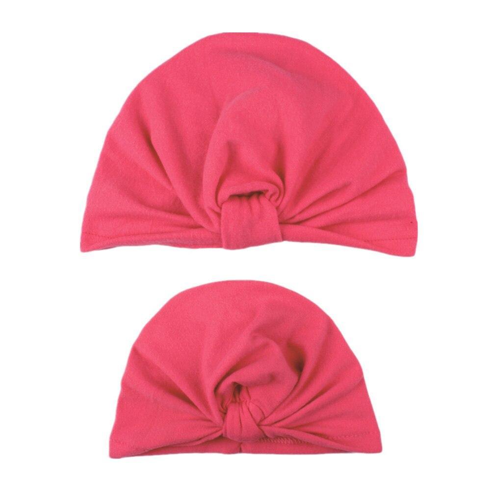 Modern popular Mother and Daughter Turban Headband Set Girls Headwear Mother and Baby Turban Headbands Set Lovely Knot Beanie Baby Hair Accessories Stevvex