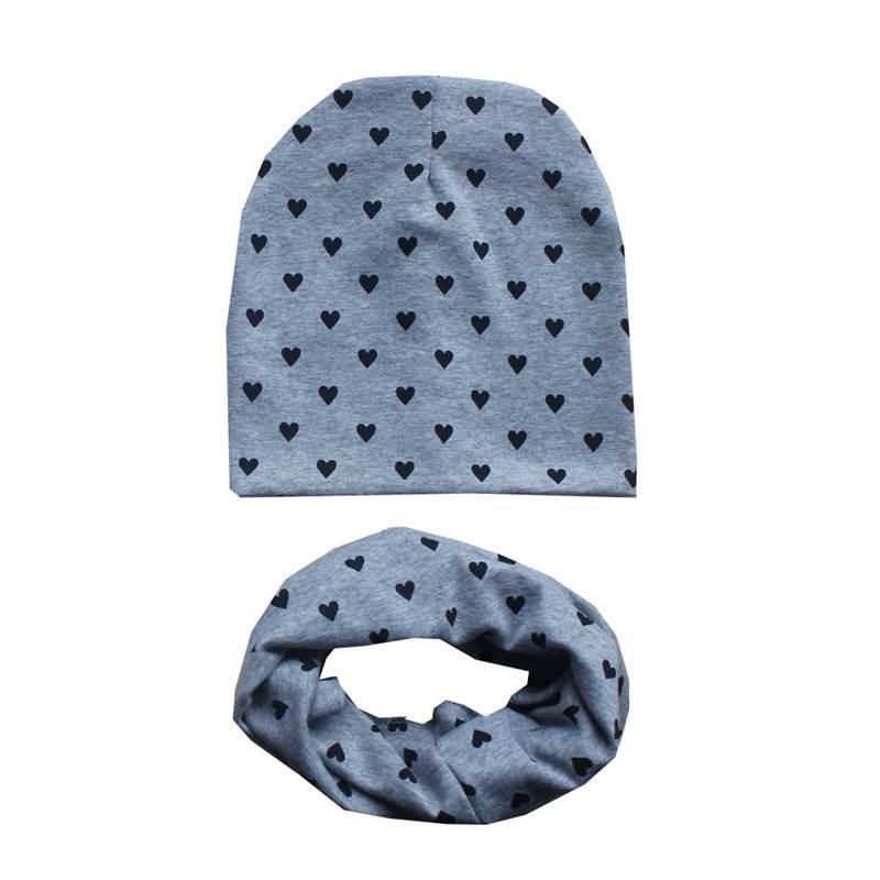 Modern Children Hat Scarf Set Camouflage Print Cotton Baby Beanie Collar for Baby Boy/Girl Cap Kids Warm Hats Scarves Design Stevvex
