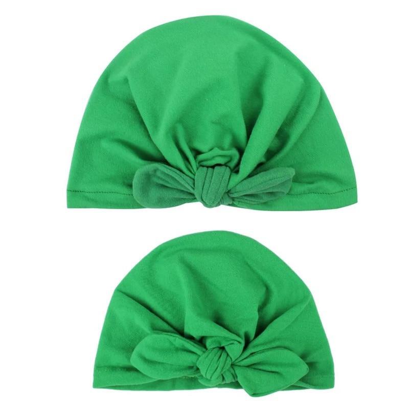 Modern Mom&Baby Turban Mother Baby Hat Headbands Mom Daughter Bow Knot Caps Print Solid Parent-Child Hair Accessories Stevvex