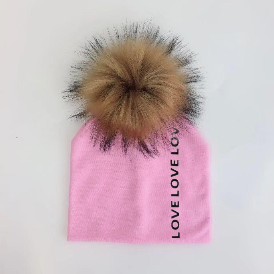 Newborn Kids Cotton Hats Cap With Pom Children's Hat Boy Accessories Toddler Caps Stevvex