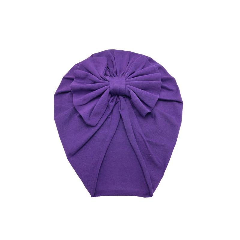Luxury Modern Baby Headband Hat Bowknot Print Cotton Stretchy Turban Headband Infant Head Wrap Beanie Hat  For Babies and Kids Stevvex