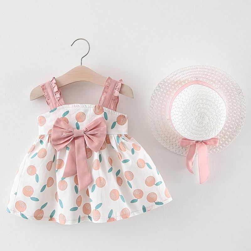 Luxury Handmade Elegant Modern Newborn Baby Girl Birthday & Princess Baby Dress With Hat Stevvex