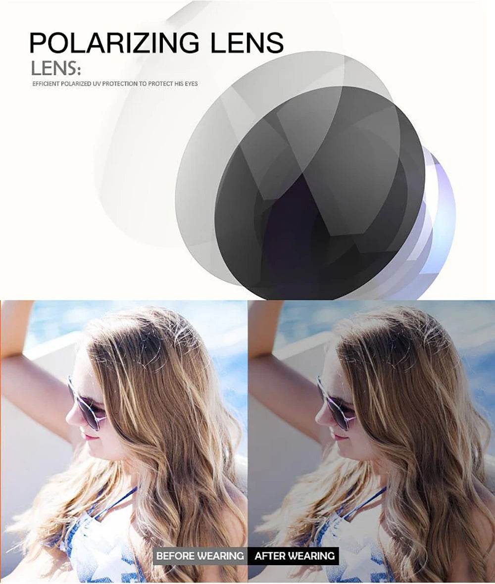 VIVIBEE Men Photochromic Sunglasses Black Sports Goggles Women Color Changing Polarized Driving 2024 Discoloration Sun Glasses