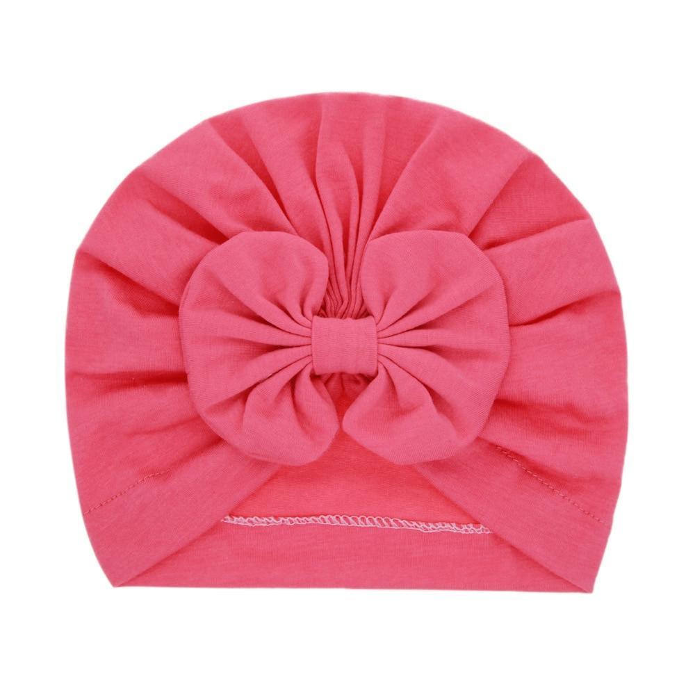 Children Baby Hat Kids Bow Cap Newborn Girls Photography Props Turban Infant Props For Baby Girls Stevvex