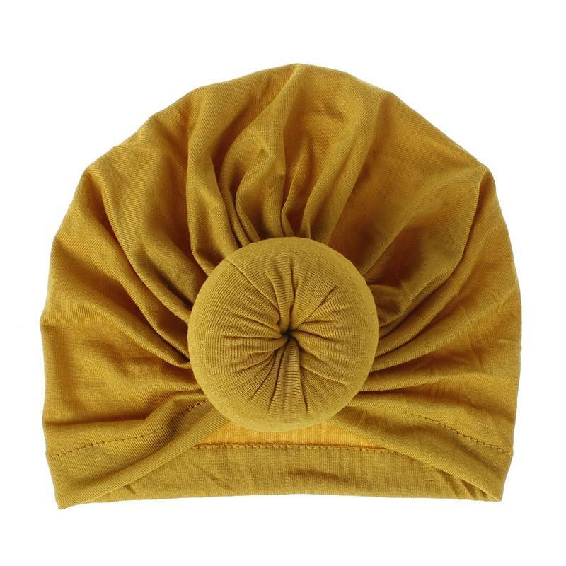 Trend New Mother & Baby Hat Soft Cotton Turban Hat Baby Elastic Toddler Infant Cap For Girls and Women Stevvex