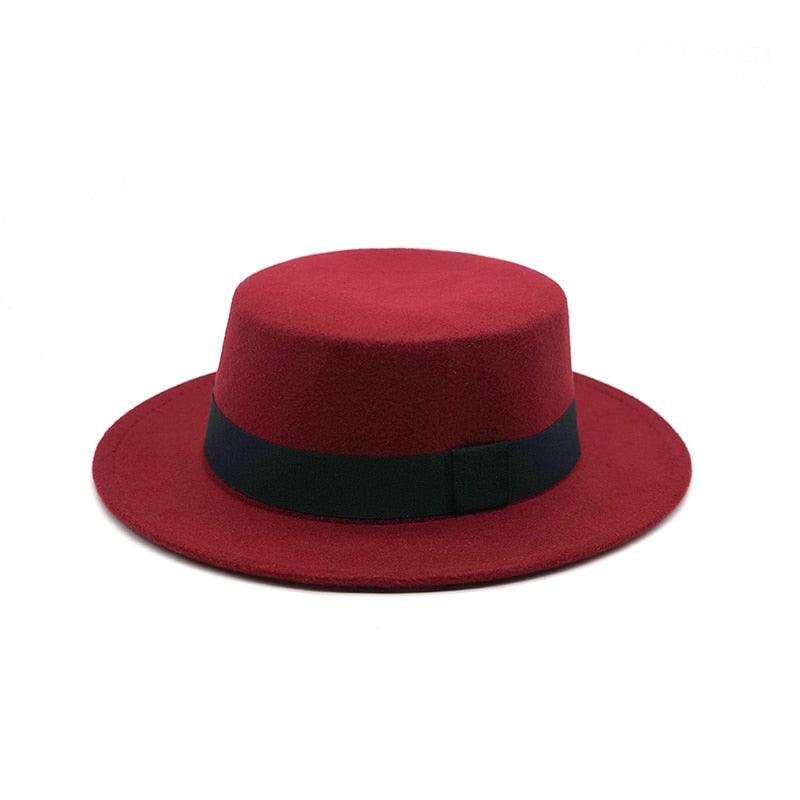One Size Winter Autumn Cotton Women Men Fedoras Lady Retro Wide Brim  Hat Belt Fedora Hat Top Lightweight Caps Everyday Wear Hats Summer Sun Hat Stevvex