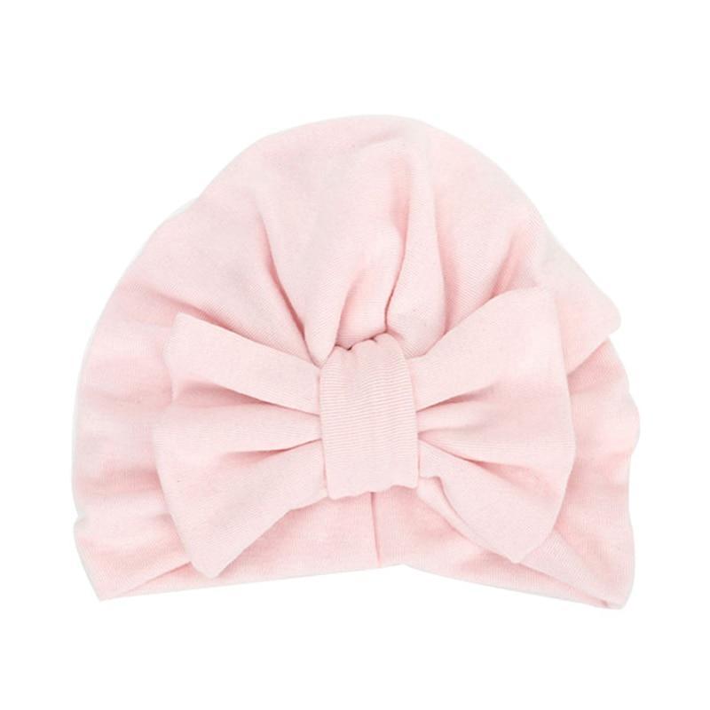 Modern Trend Stylish Baby Hat for Girls Big Bow Turban Baby Cap Accessories In Great Design Stevvex