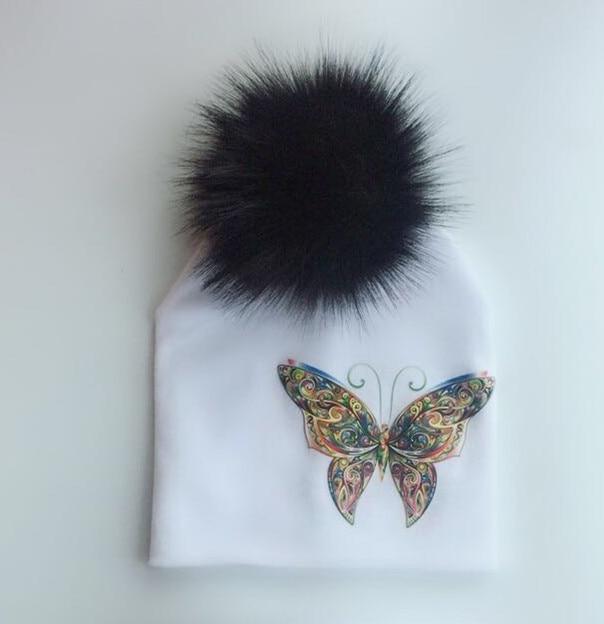 Fashion Baby Cap With Butterfly Toddlers Infant Bonnet Baby Hat For Boys and Girls Travel Hat Cap Stevvex